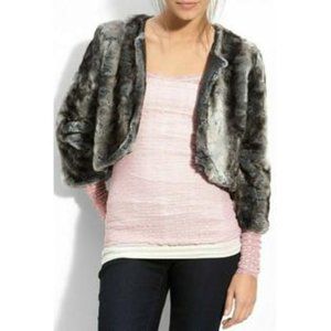 Anthro  Free People Faux Fur Jacket F737J537